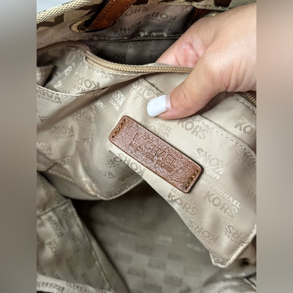 MICHAEL MICHAEL KORS Tote Bag Logo pattern Canvas - Picture 8 of 11